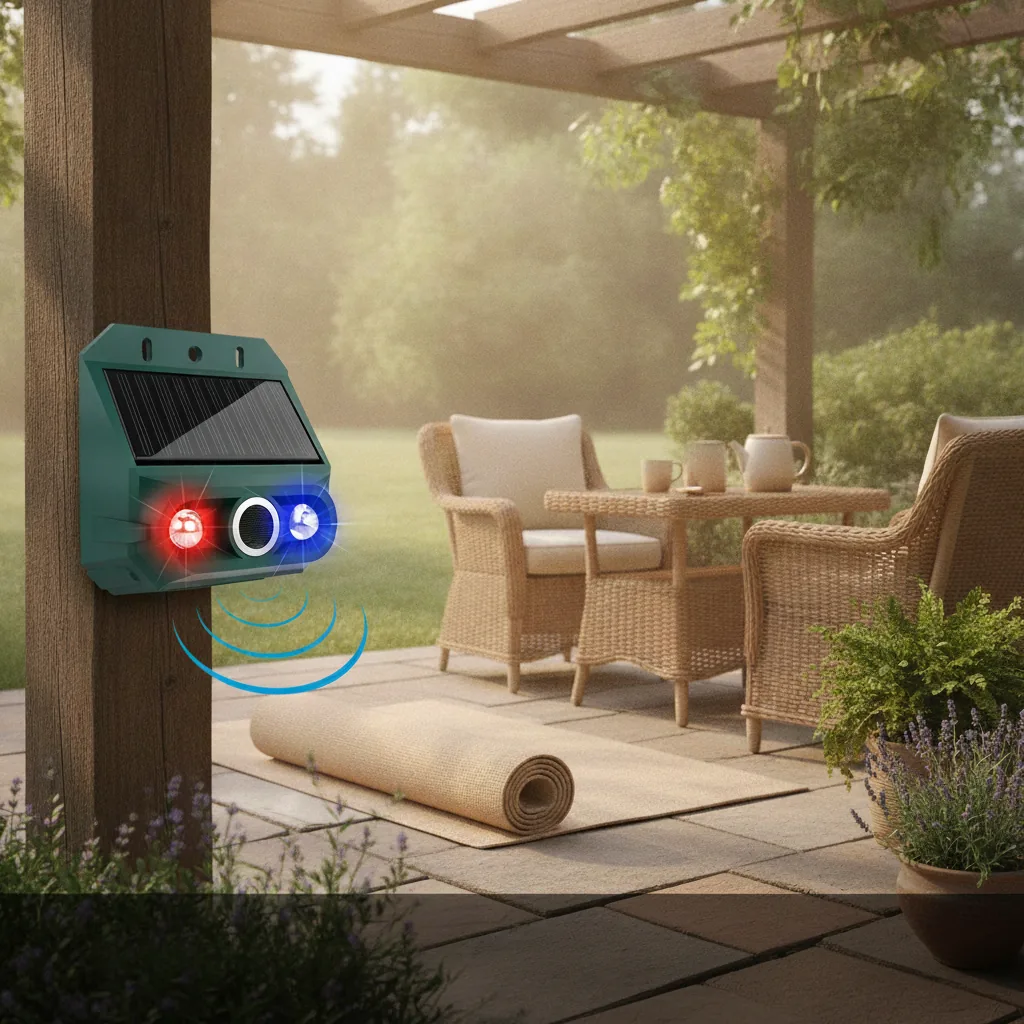 Solar Motion Alarm Animal Repeller